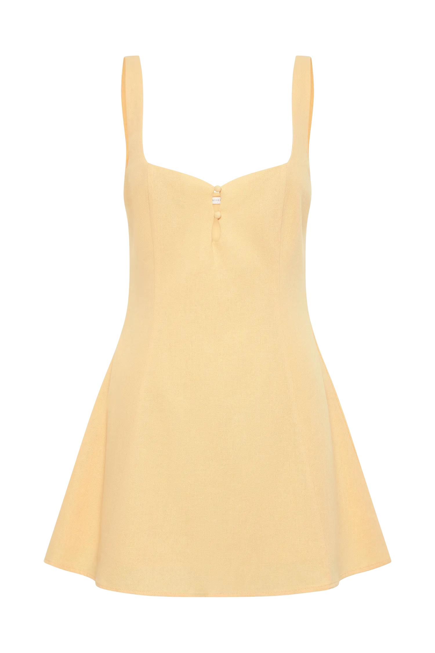 Tandie Linen Flare Mini Dress - Mango