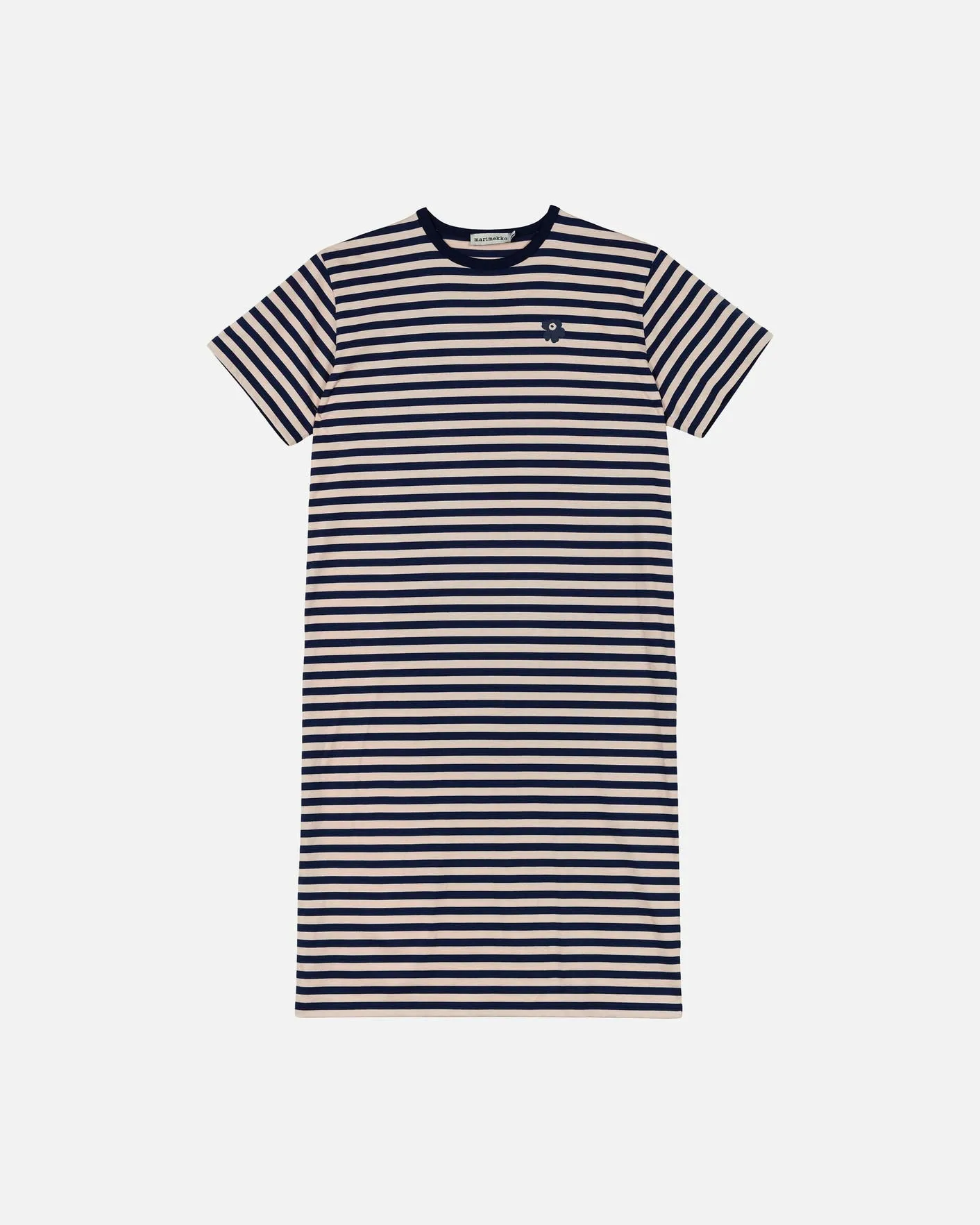 tasaraita oversized - jersey dress - navy