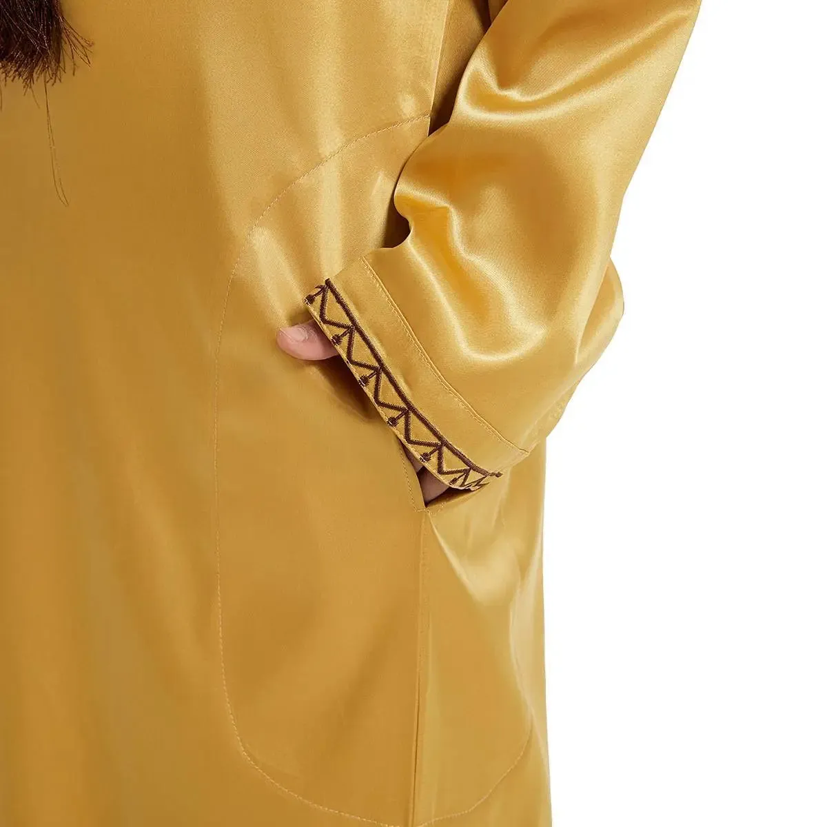 Tassel Muslim Child Arab Boy Thobe Thawb Clothing