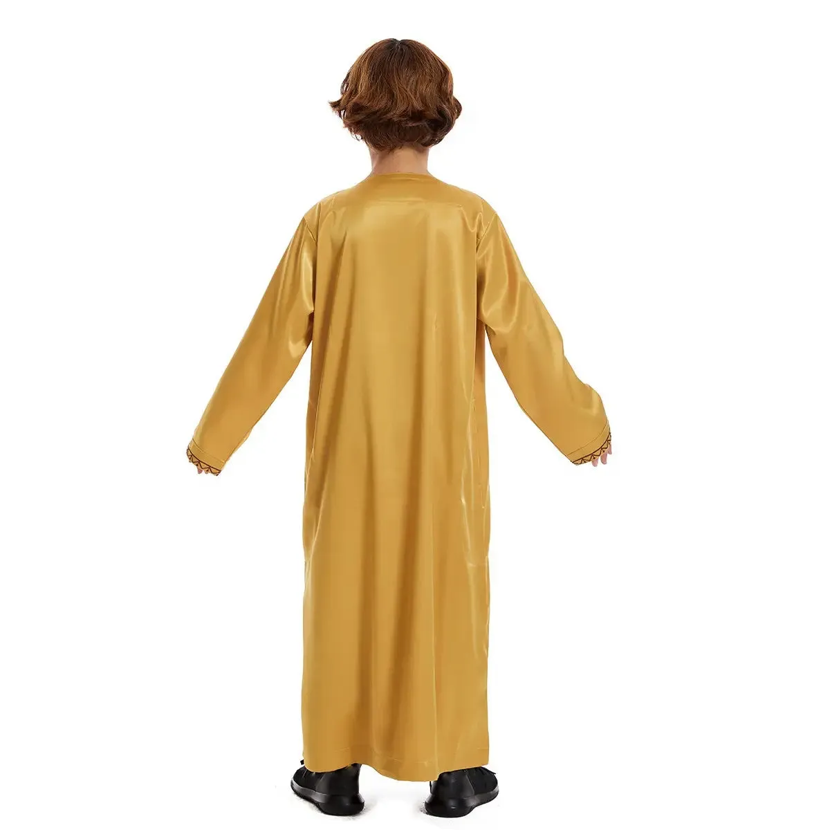 Tassel Muslim Child Arab Boy Thobe Thawb Clothing