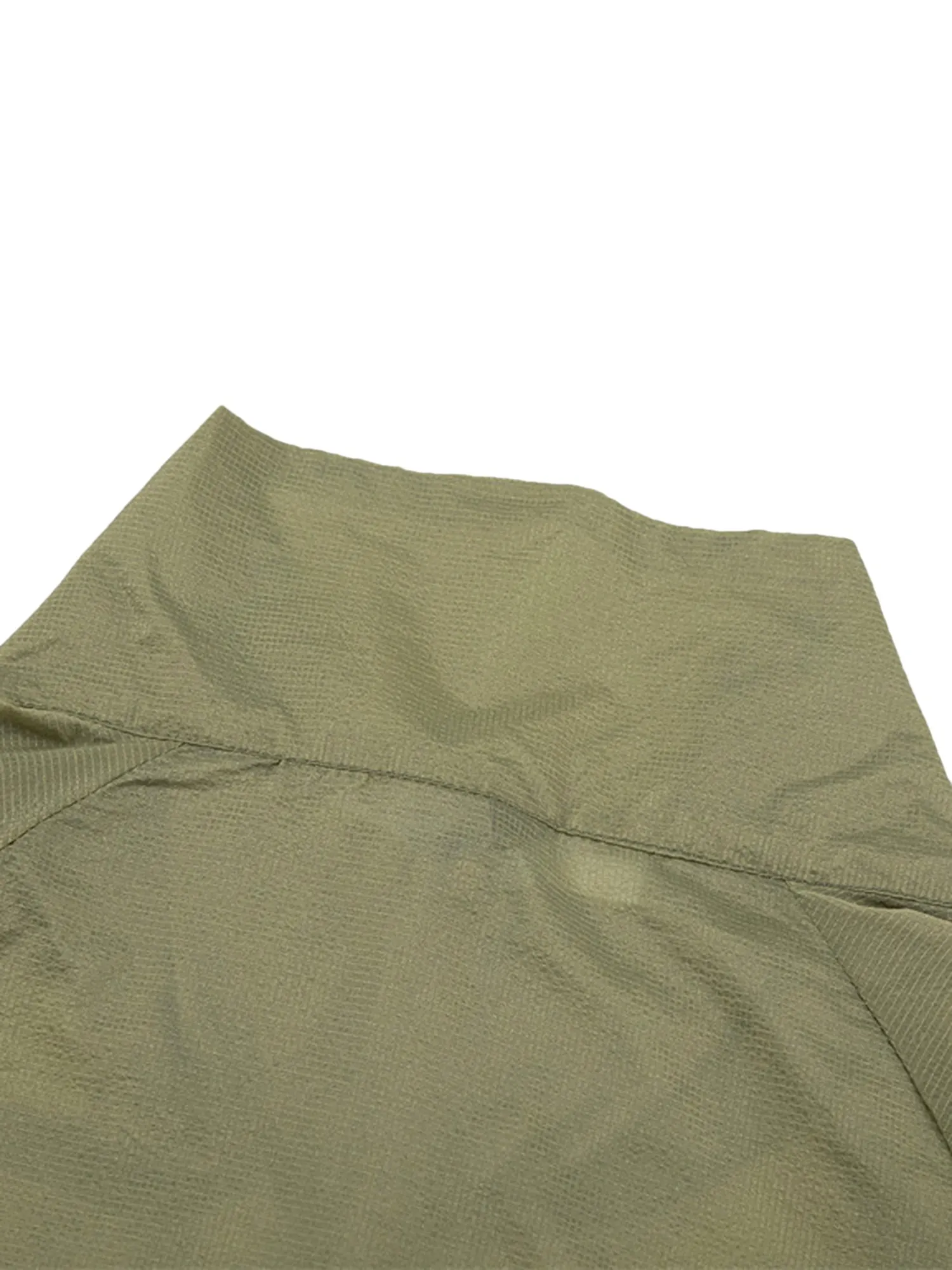 Thesupermade Badge-embellished Stand Collar Half-zip Hoodie
