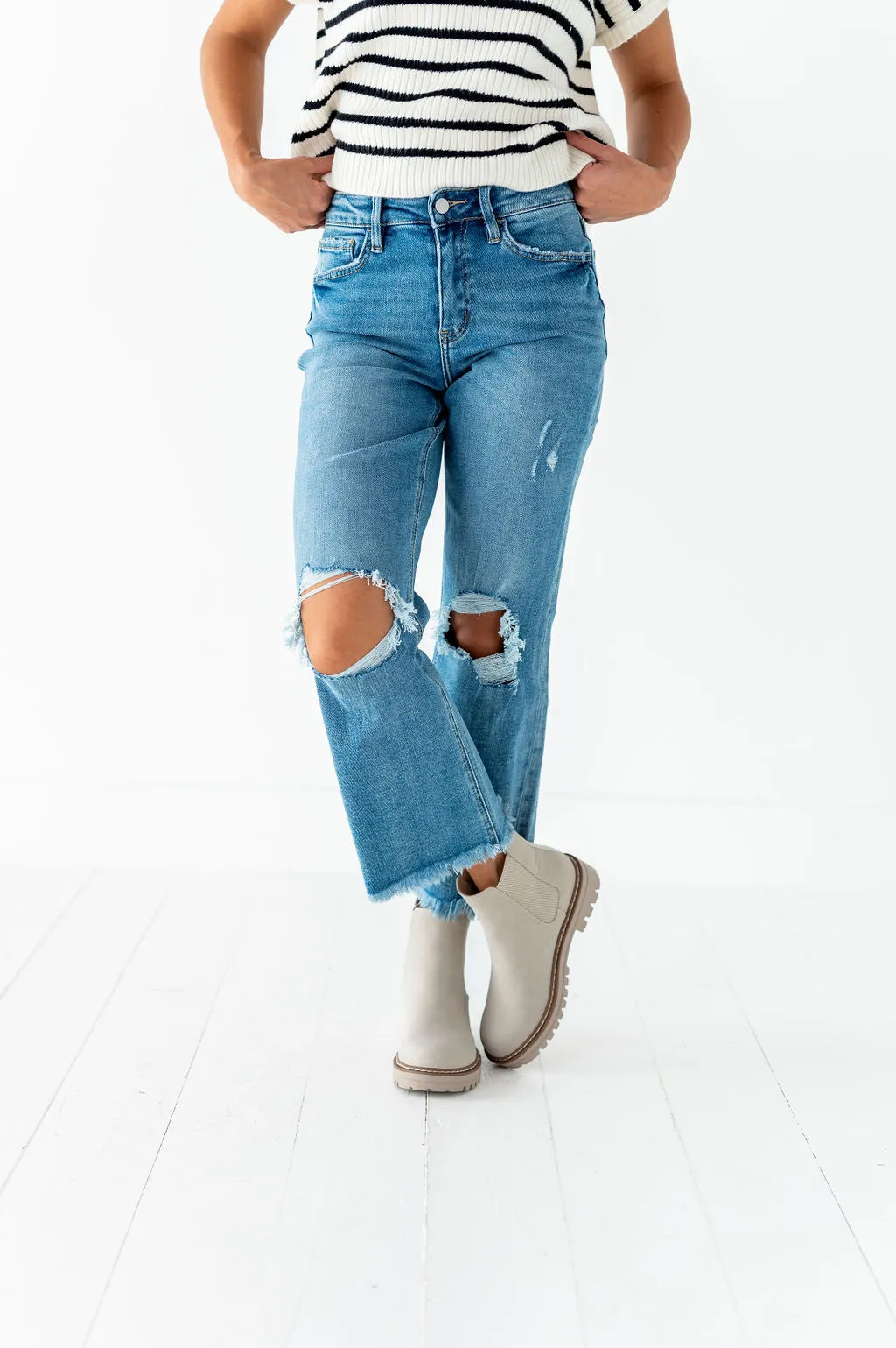 Walker Wide Leg Jeans